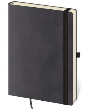 Linkovaný zápisník Flexies L Grey