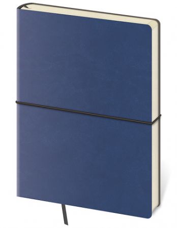 Tečkovaný zápisník Flexio L Blue (čtverečkovaný)