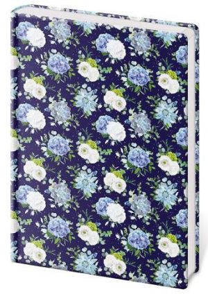 Linkovaný zápisník Vario XL - Floral