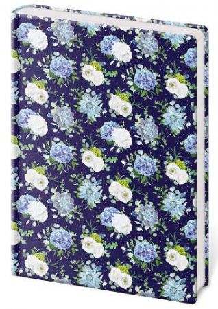 Linkovaný zápisník Vario XL - Floral