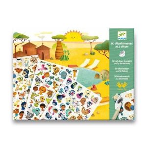 Sada Djeco s protlačovacími obrázky - Savana