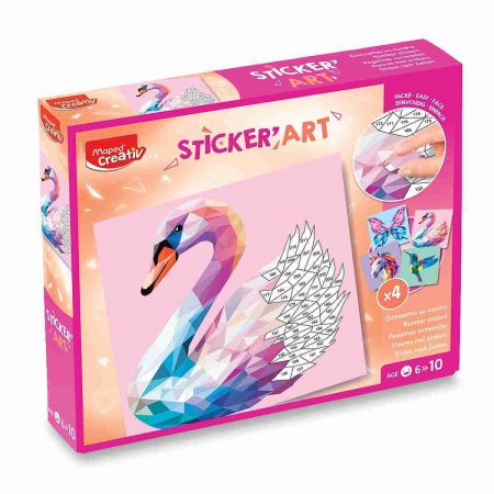 Sada Maped Creativ Sticker‚Art samolepky - Elegantní tvorové