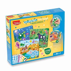 Sada Maped Creativ Geometric Stickers - Samolepky zvířátka