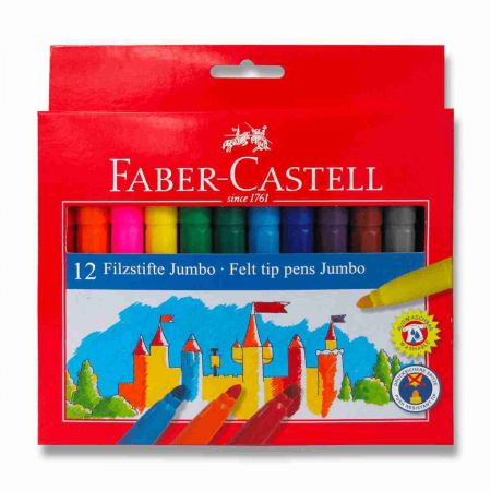 Dětské fixy Faber-Castell Jumbo - 12 barev