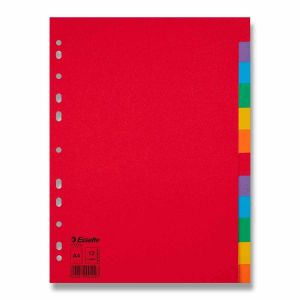 Papírový rozlišovač Esselte Economy - 12 listů