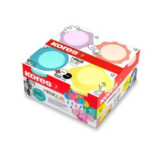 Modelovací hmota Kores Magik Clay - pastelové barvy, 4 x 40 g
