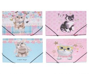 Složka s gumou Kočka W056012