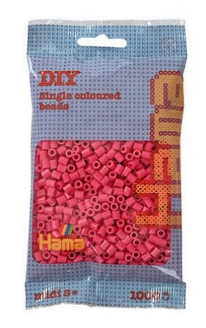 Fuchsiově růžové korálky 1.000ks MIDI