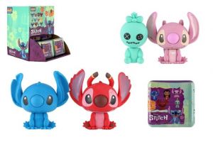 Lilo and Stitch 3D figurky puzzle 2ks guma mix druhů v plastové krabičce