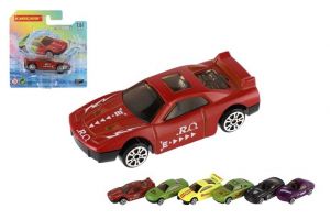 Auto měnící barvu ve vodě kov/plast 7cm na volný chod 6 druhů na kartě