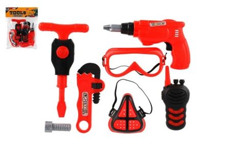 Sada nářadí plast v sáčku 16x23cm