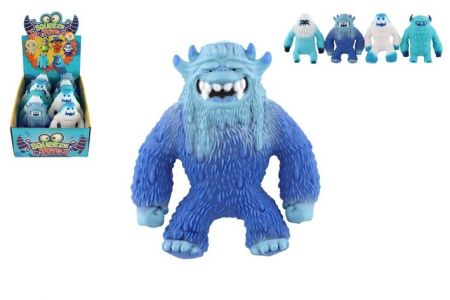 Příšera antistresová natahovací plněná pískem 330g silikon 13cm 4 druhy v sáčku