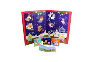 Velký adventní kalendář Peppa Pig v sáčku 31x42cm