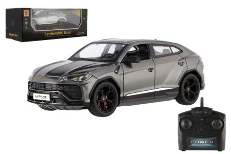 Auto RC Lamborghini Urus plast 20cm 2,4GHz na dálk. ovládání na baterie se světlem v krabi