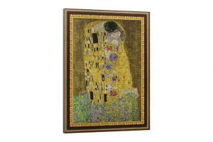 Puzzle deskové ArtFrame: The Kiss (Polibek) - Gustav Klimt 40x55,5cm 500 dílků ve fólii