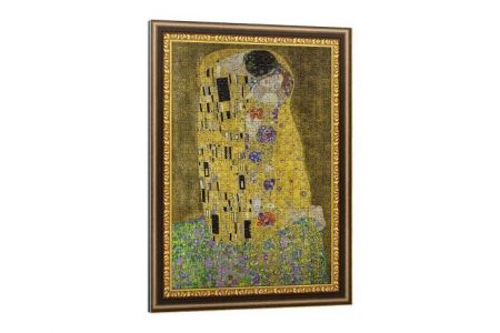 Puzzle deskové ArtFrame: The Kiss (Polibek) - Gustav Klimt 40x55,5cm 500 dílků ve fólii