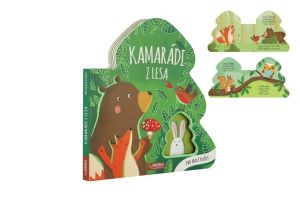 Knížka Kamarádi z lesa 20x20cm 12m+