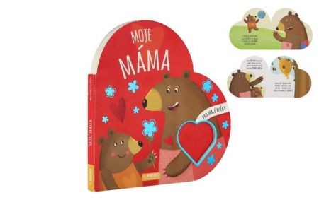 Knížka Moje máma 20x20cm 12m+
