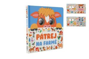 Knížka Pátrej na farmě 20x20x1,5cm