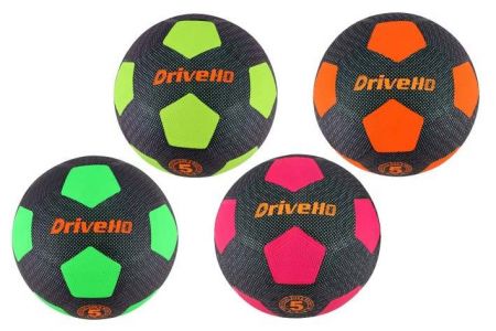 Míč fotbalový nafouknutý 23cm 4 barvy vel. 5