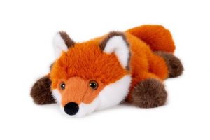 Liška ležící plyš 20x35cm 0m+