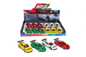 Auto Welly 2016 Porsche 911 GT3 RS kov/plast 12cm 4 barvy na zpětné natažení