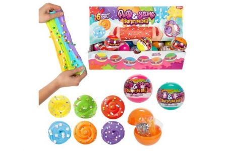 Sliz/Hmota s doplňky 7cm mix druhů v kouli