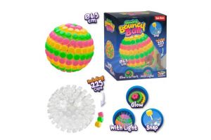 Kreativní sada Vytvoř si svůj míč svítící na baterie v krabici 15x17x7,5cm