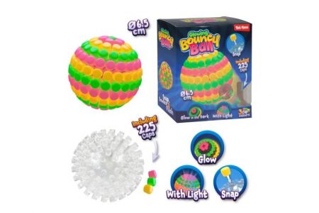 Kreativní sada Vytvoř si svůj míč svítící na baterie v krabici 15x17x7,5cm