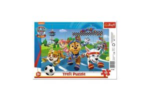Puzzle deskové Paw Patrol/Tlapková patrola 33x23cm 15 dílků ve fólii