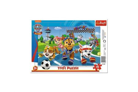 Puzzle deskové Paw Patrol/Tlapková patrola 33x23cm 15 dílků ve fólii