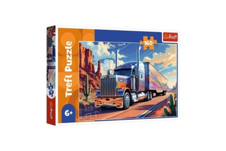 Puzzle Kamion na cestě 41x27,5cm 160 dílků v krabici 29x19x4cm