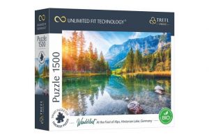 Puzzle Na úpatí Alp, jezero Hintersee, Německo 1500 dílků 85x58cm v krabici 33x28x7cm