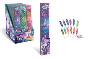 Nebulous Stars Pero s peříčkem 22cm 3 barvy v blistru