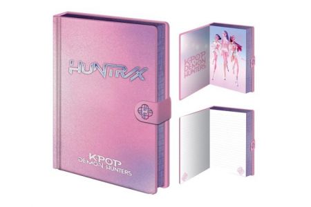 Blok se sponou A5 K-pop Demon Hunters/Lovkyně démonů 15x21cm