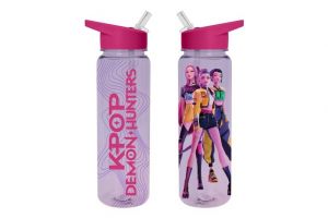 Láhev plastová 700ml K-pop Demon Hunters/Lovkyně démonů 25cm v sáčku