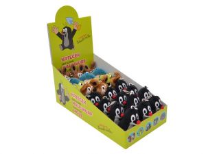 Prodejní box 24 ks, Krtek a kamarádi, plyšový přívěsek na karabince