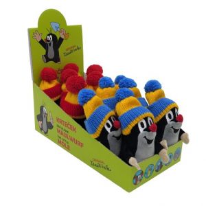 Prodejní box 12 ks, Krtek 15 cm kulich, plyšová hračka