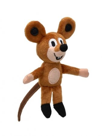 Myška 12 cm prstový maňásek (Krtek)