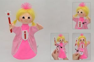 Princezna 33 cm, logopomůcka