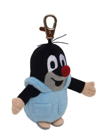 Krtek 10 cm, kalhotky, plyšový přívěsek na karabince