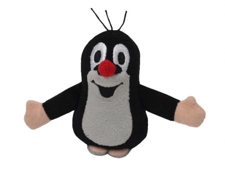 Krtek 7 cm, plyšová hračka s magnety