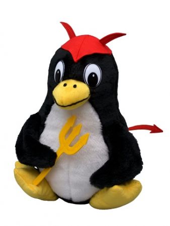 Tučňák Sven 30 cm, čert, plyšová hračka