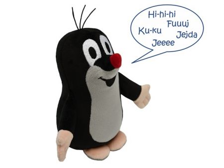 Krtek 16 cm mluvící, 1+, plyšová hračka