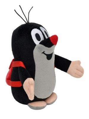 Krtek 16 cm s batůžkem, plyšová hračka