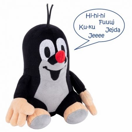 Krtek 15 cm sedící, mluvící 1+, plyšová hračka