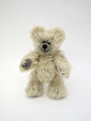 Medvěd 20 cm kloubový, světle šedý