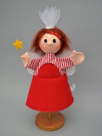 Víla Hlásulka 33 cm červená, logopomůcka