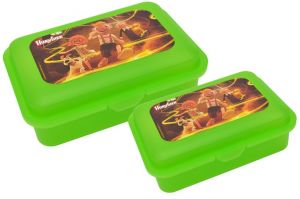 Sada svačinových boxů 2díl. Hurvínek, Muzeum, zelená