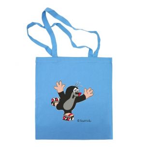 Taška Krtek 42x38 cm, modrá, bruslař